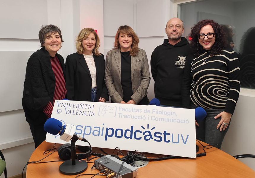 Los participantes en el podcast